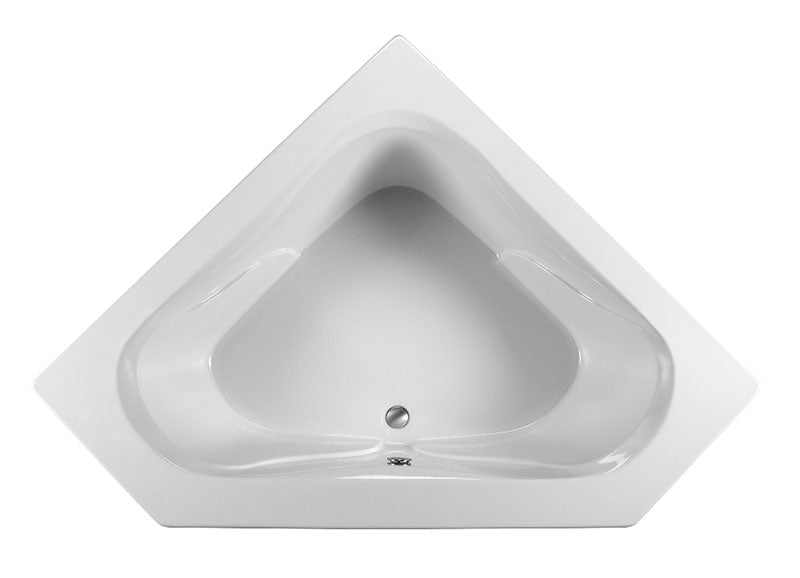 Reliance Open Corner Air Bath Bath Biscuit 59.25" x 59.25" x 21.25" (R6060OCA-B)