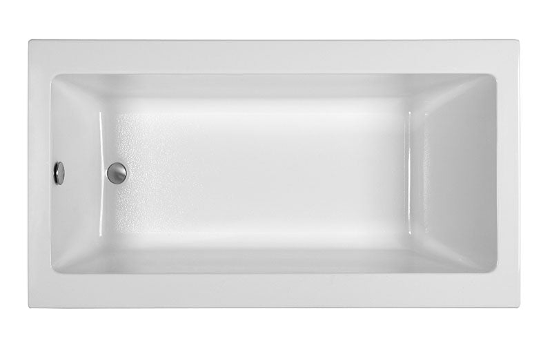 Reliance Rectangular End Drain Soaking Bath White 66" x 32" x 19.5" (R6632CRS-W)