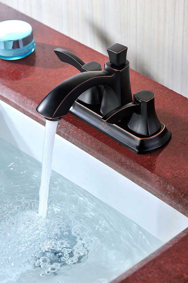Anzzi Vista Series 2-Handle Bathroom Sink Faucet in Oil Rubbed Bronze 6
