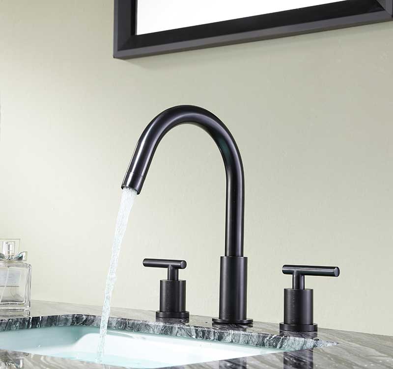 Anzzi Roman 8 in. Widespread 2-Handle Bathroom Faucet in Oil Rubbed Bronze L-AZ190ORB 4