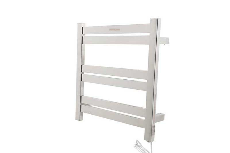 Anzzi Starling 6-Bar Stainless Steel Wall Mounted Electric Towel Warmer Rack in Polished Chrome