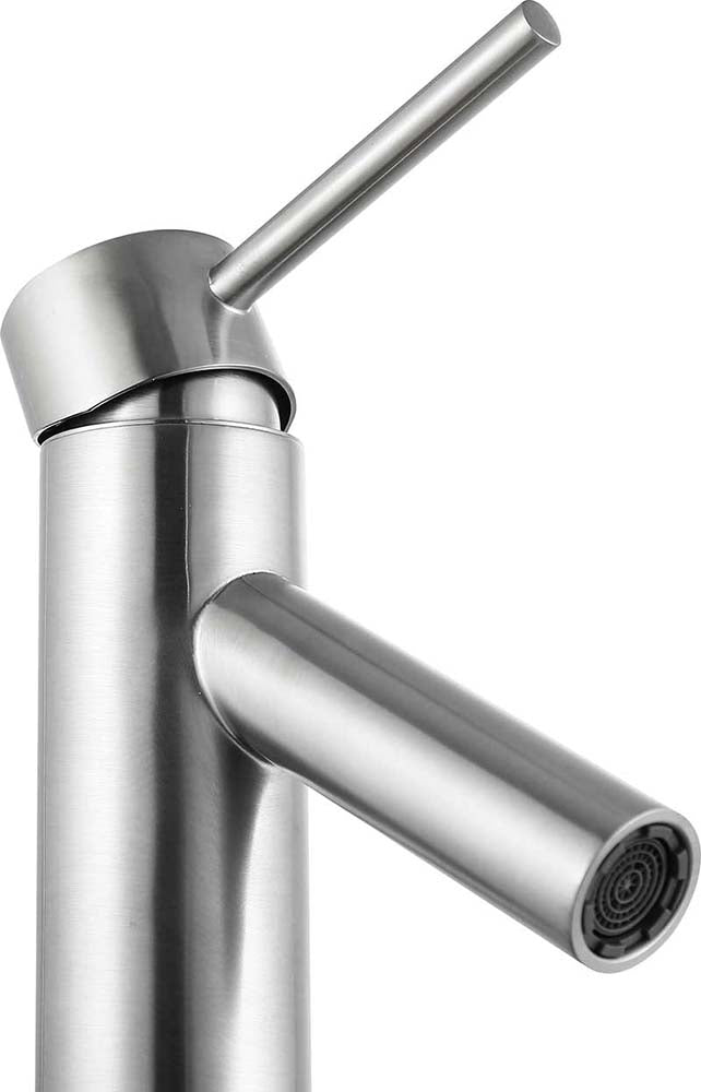 Anzzi Valle Single Hole Single Handle Bathroom Faucet in Brushed Nickel L-AZ109BN 5