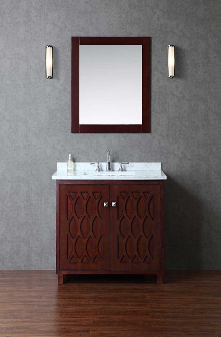 Ariel by Seacliff Turnberry 36" Single-Sink Bathroom Vanity Set With Mirror SCTUR36SWA