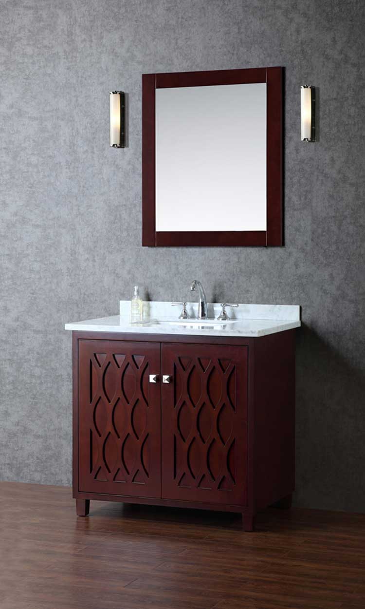 Ariel by Seacliff Turnberry 36" Single-Sink Bathroom Vanity Set With Mirror SCTUR36SWA 2