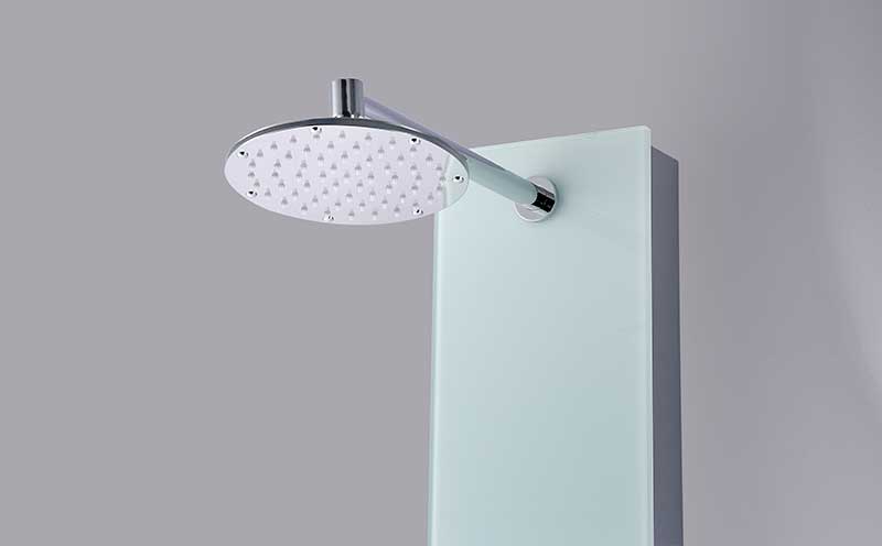 Anzzi Titan Series 60 in. Full Body Shower Panel System with Heavy Rain Shower and Spray Wand in White SP-AZ8096 3