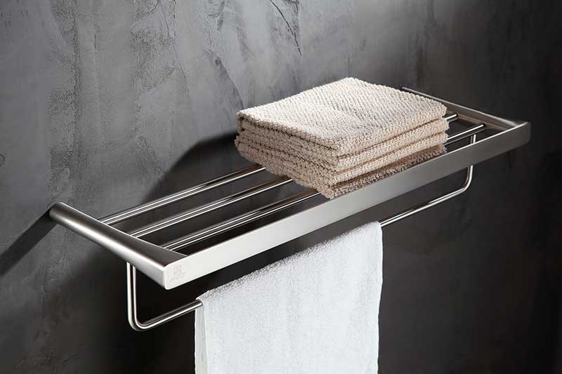 Anzzi Caster 3 Series Towel Rack in Brushed Nickel AC-AZ058BN 3