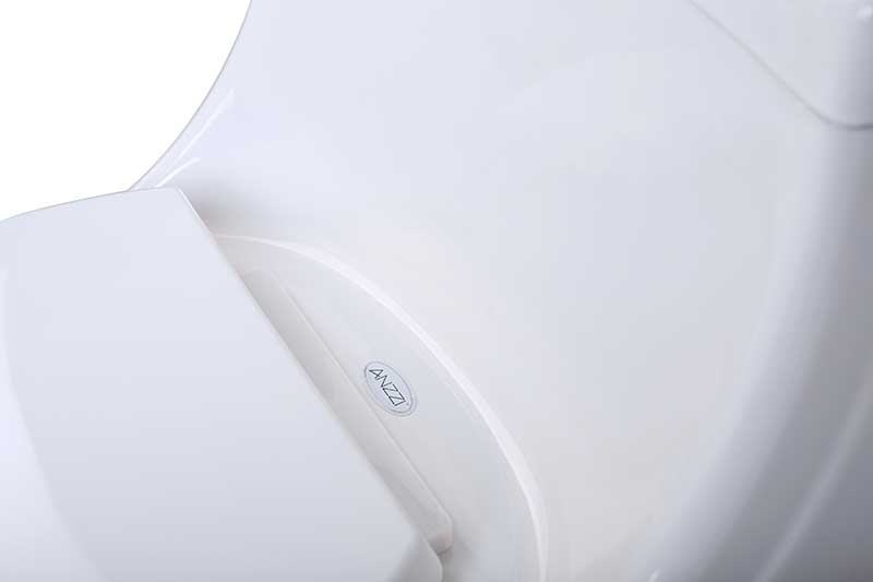 Anzzi Odin 1-piece 1.28 GPF Dual Flush Elongated Toilet in White T1-AZ056 17