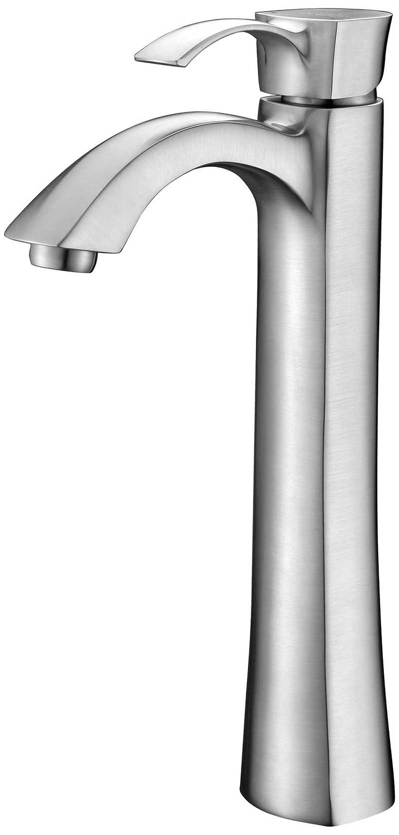 Anzzi Harmony Series Single Handle Vessel Sink Faucet in Brushed Nickel