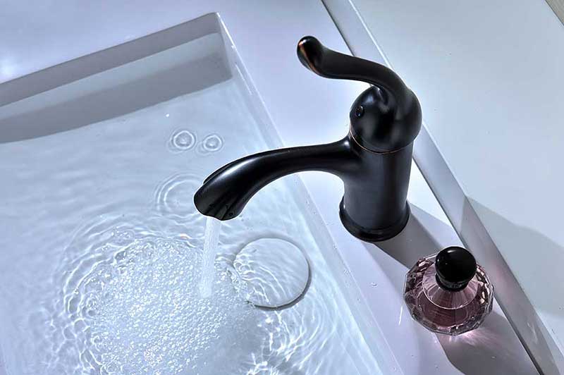 Anzzi Arc Series Single Handle Bathroom Sink Faucet in Oil Rubbed Bronze 7
