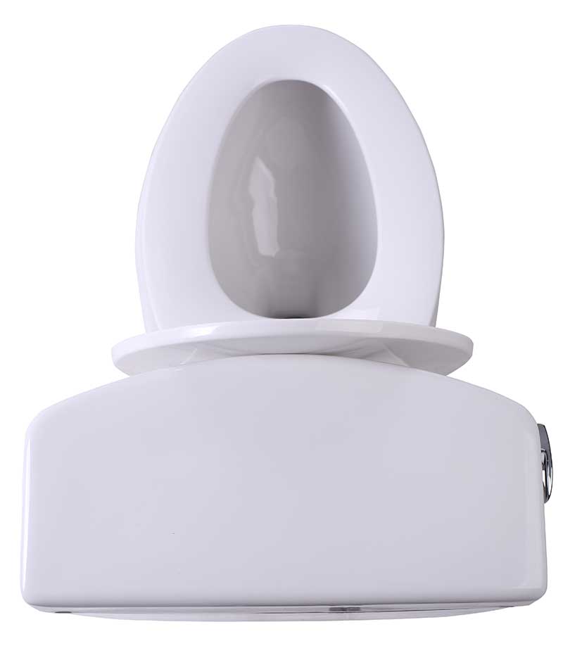 Anzzi Talos 2-piece 1.6 GPF Single Flush Elongated Toilet in White T1-AZ065 7