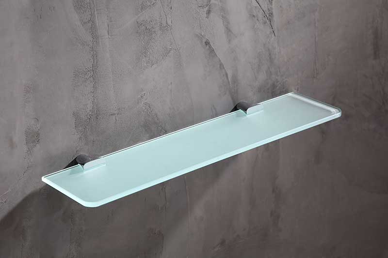 Anzzi Essence Series Glass Shelf in Polished Chrome AC-AZ050 3