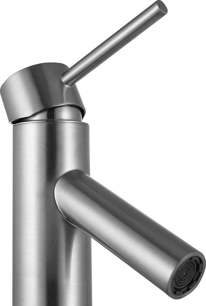 Anzzi Valle Single Hole Single Handle Bathroom Faucet in Brushed Nickel L-AZ110BN 5