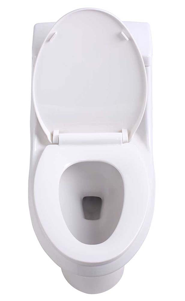 Anzzi Odin 1-piece 1.28 GPF Dual Flush Elongated Toilet in White T1-AZ056 13