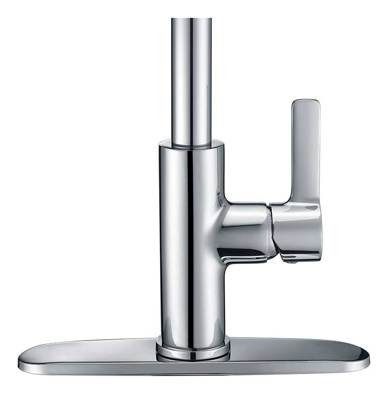 Anzzi Serena Single Handle Pull-Down Sprayer Kitchen Faucet in Polished Chrome KF-AZ1675CH 7