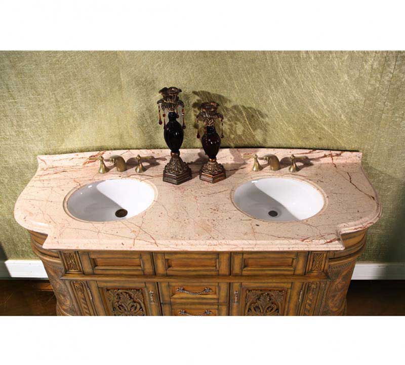 InFurniture 70" Solid Wood Sink Vanity With No Faucet WB-2871L 7