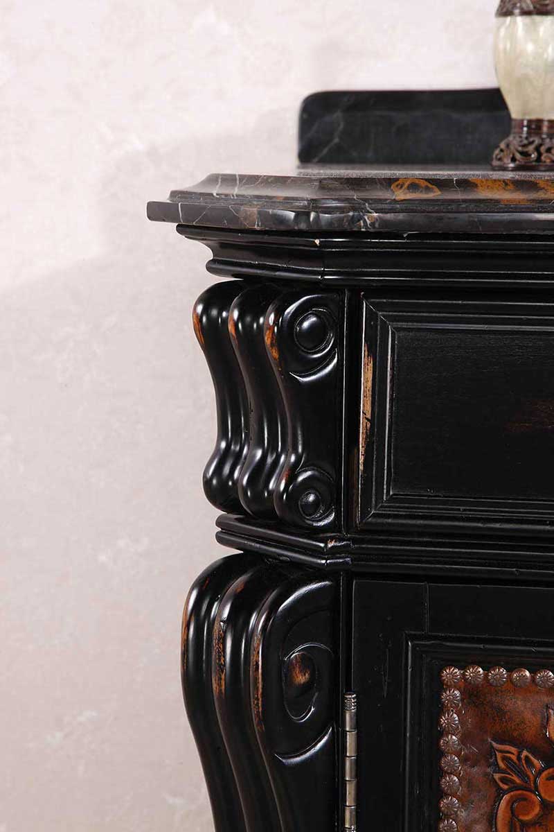 Legion Furniture 60" Solid Wood Sink Vanity With Granite Top-No Faucet And Backsplash Antique Espresso 12