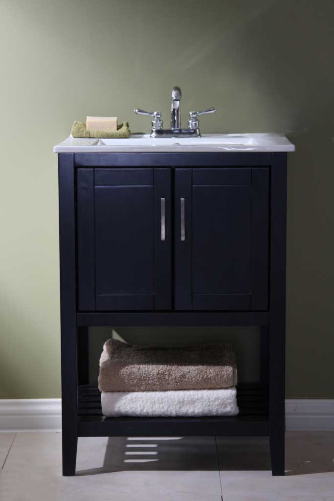 Legion Furniture 24" Sink Vanity Without Faucet Espresso