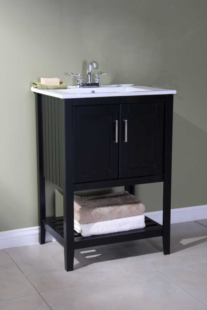 Legion Furniture 24" Sink Vanity Without Faucet Espresso 2