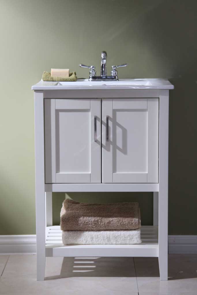 Legion Furniture 24" Sink Vanity Without Faucet White