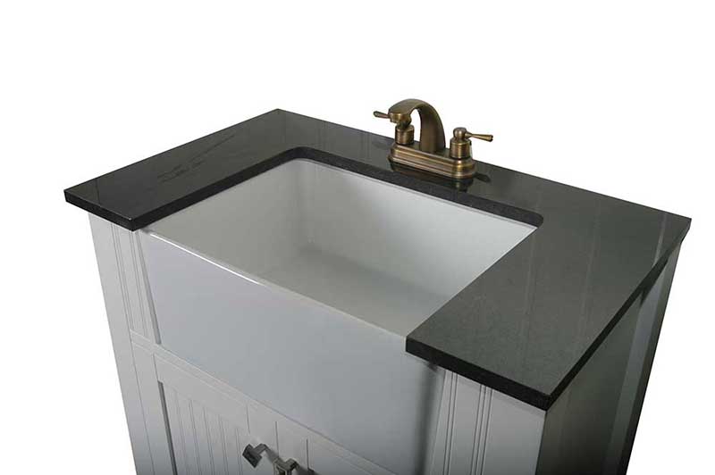Legion Furniture 30" Sink Vanity Without Faucet Matt White 2
