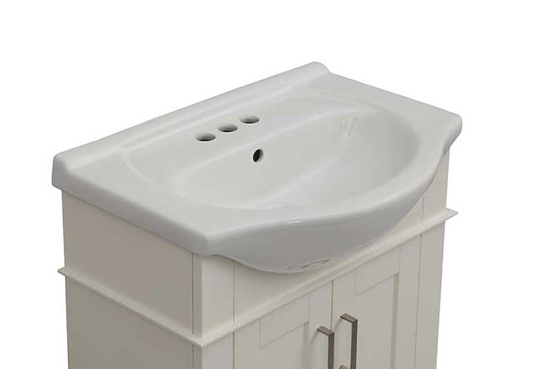 Legion Furniture 24" White Sink Vanity, No Faucet 8