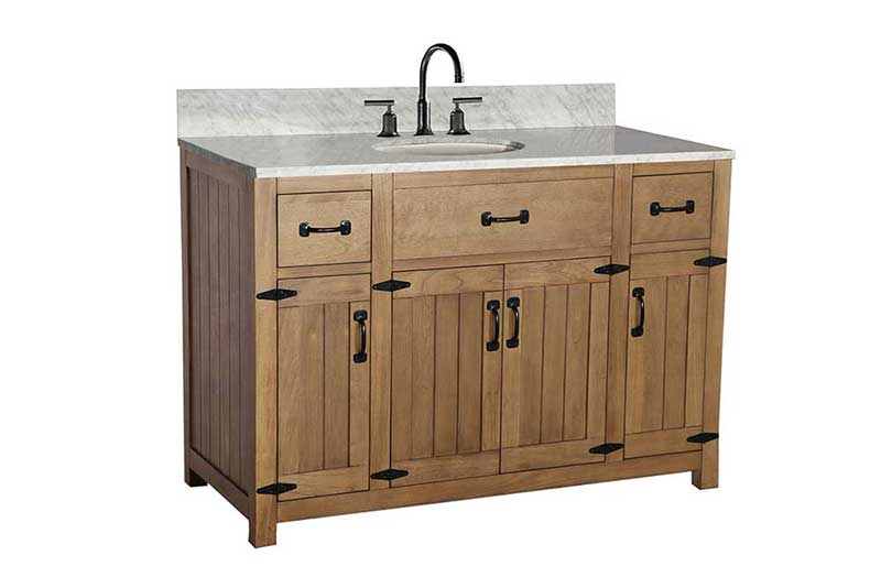 Legion Furniture 48" Weathered Gray Sink Vanity Matching Granite From Wlf6036-49", No Faucet 2