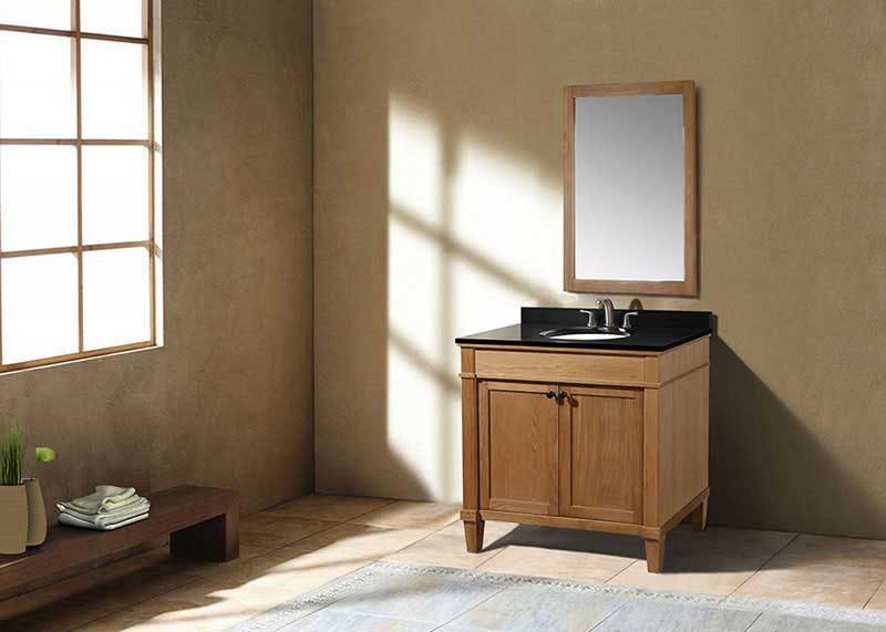 Legion Furniture 36" Sink Vanity Without Faucet Matching Granite From Wlf5048-25" And Wlf5047-25" Weathered Oak