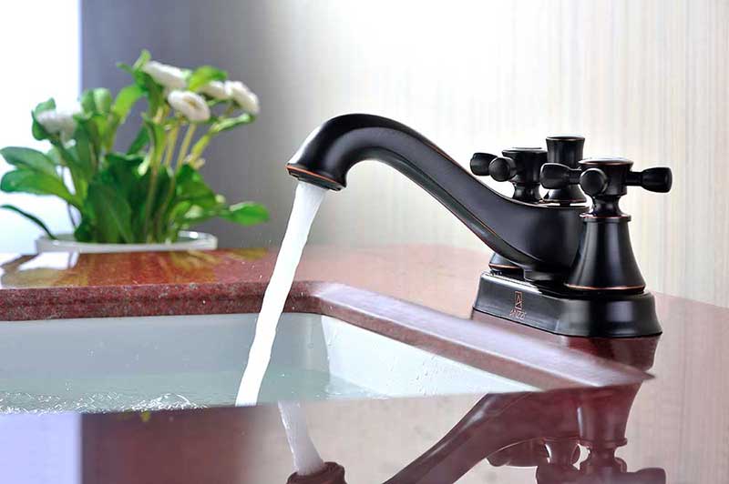 Anzzi Major Series 2-Handle Bathroom Sink Faucet in Oil Rubbed Bronze 2