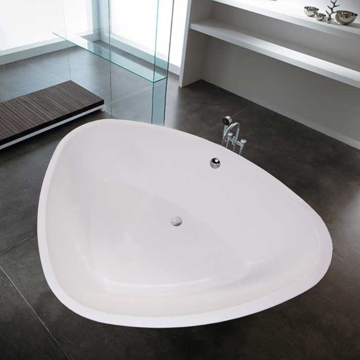 Aquatica PureScape 74" x 59" Freestanding Acrylic Bathtub