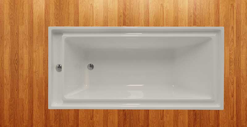 Aquatica PureScape 71" x 34" Freestanding Acrylic Bathtub 6