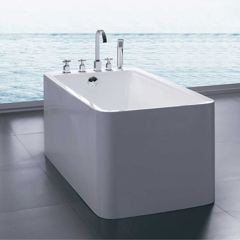 Aquatica PureScape 55" x 30" Freestanding Acrylic Bathtub