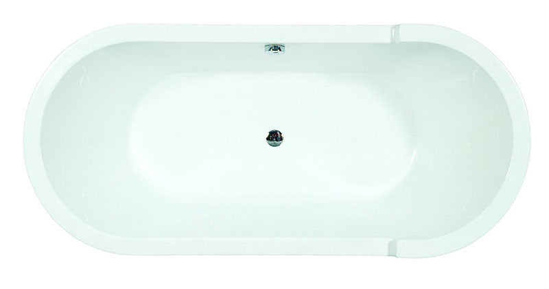 Aquatica PureScape 59" x 30" Freestanding Acrylic Bathtub 4