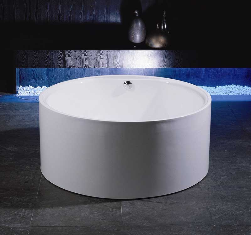 Aquatica PureScape 71" x 71" Freestanding Acrylic Bathtub