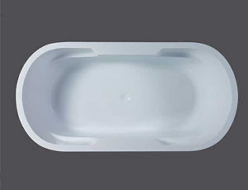 Aquatica PureScape 59" x 32" Freestanding Acrylic Bathtub 4