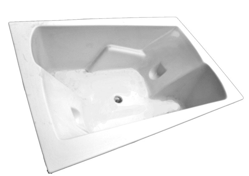 American Acrylic 71" x 48" Arm-Rest Whirlpool Tub