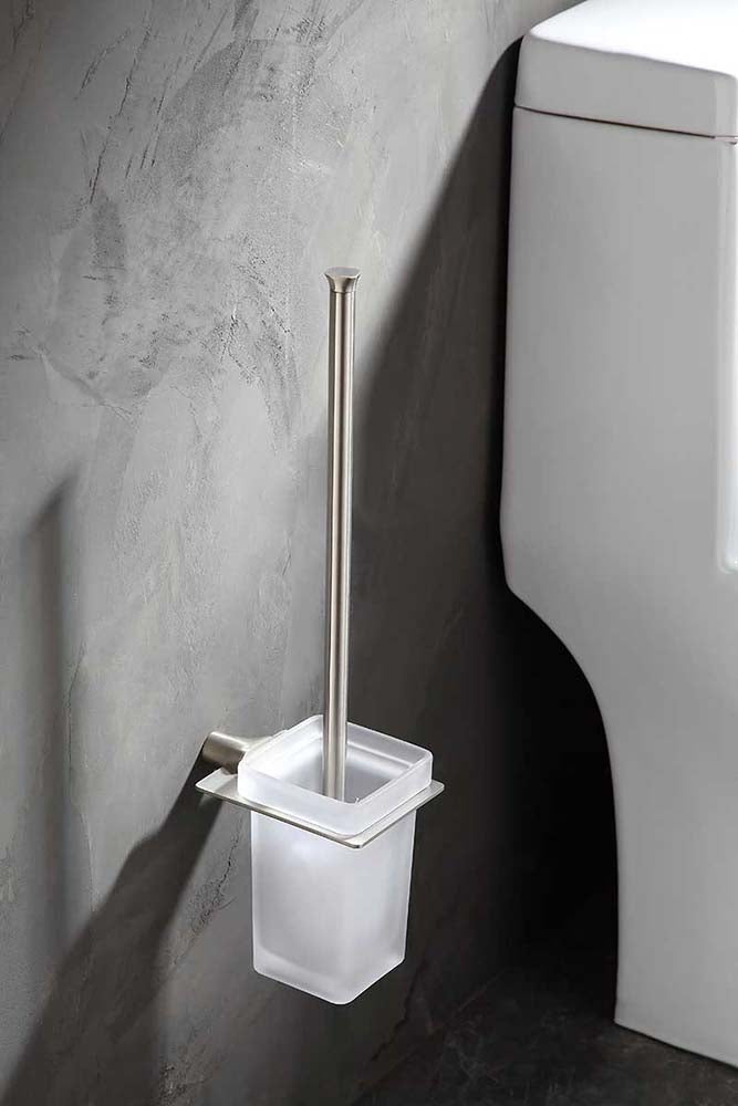 Anzzi Essence Series Toilet Brush Holder in Brushed Nickel AC-AZ055BN 5