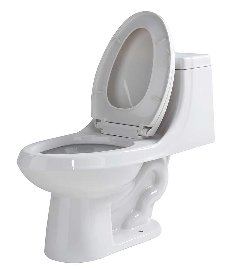 Anzzi Odin 1-piece 1.28 GPF Dual Flush Elongated Toilet in White T1-AZ056 22