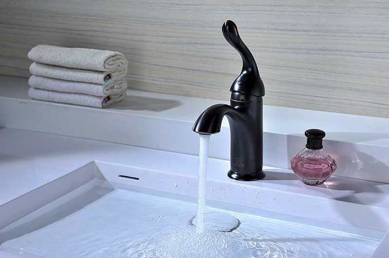 Anzzi Arc Series Single Handle Bathroom Sink Faucet in Oil Rubbed Bronze 6