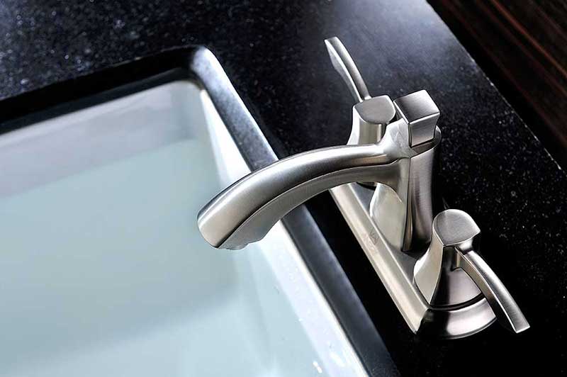 Anzzi Vista Series 2-Handle Bathroom Sink Faucet in Brushed Nickel 4