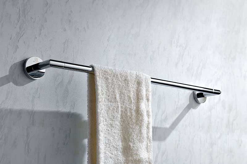 Anzzi Caster 2 Series Towel Bar in Polished Chrome 3