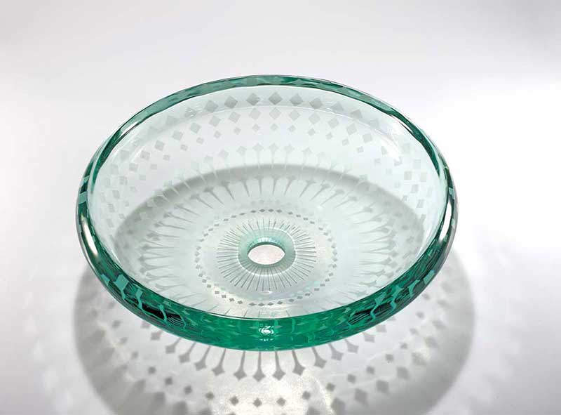 Legion Furniture Glass Sink Bowl Clear