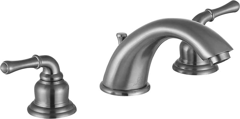 Anzzi Prince 8 in. Widespread 2-Handle Bathroom Faucet in Brushed Nickel L-AZ136BN 8