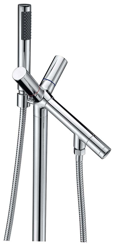 Anzzi Havasu 2-Handle Claw Foot Tub Faucet with Hand Shower in Polished Chrome FS-AZ0042CH 8
