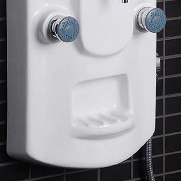 Ariel Bath Lucite Acrylic Thermostatic Shower Panel 4