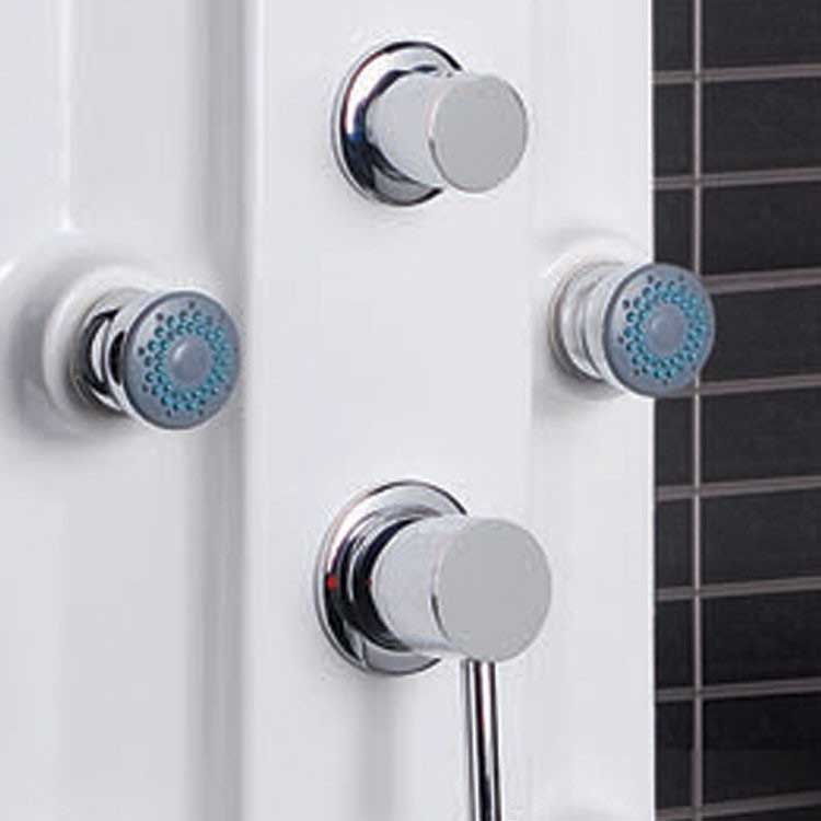 Ariel Bath Lucite Acrylic Thermostatic Shower Panel 5