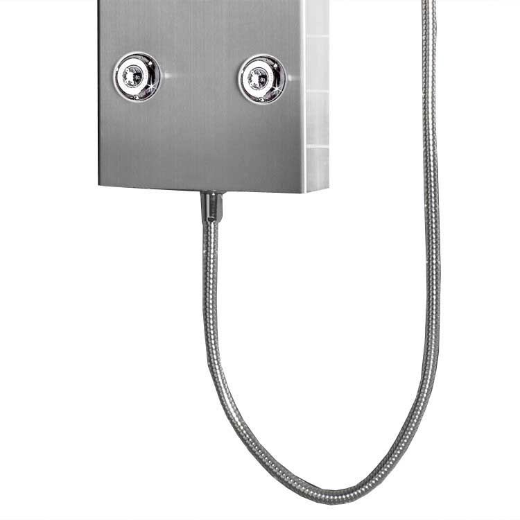 Ariel Bath Stainless Steel 72" Thermostatic Shower Panel 6
