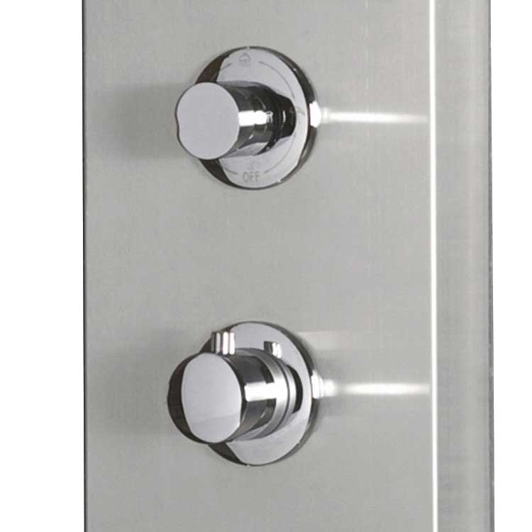 Ariel Bath Stainless Steel 63.8" Thermostatic Shower Panel 4
