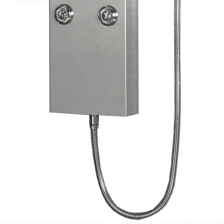 Ariel Bath Stainless Steel 63.8" Thermostatic Shower Panel 6