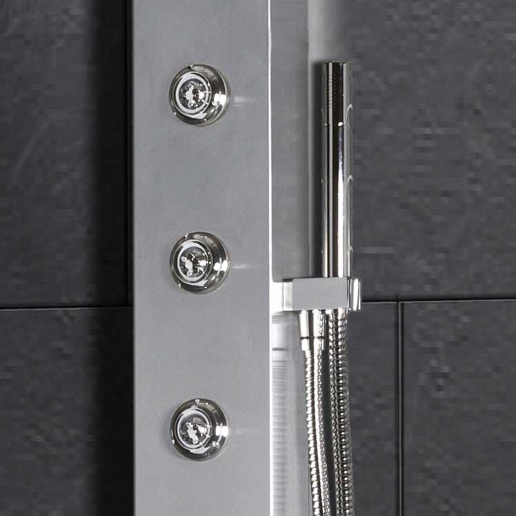 Ariel Bath Stainless Steel 70" Thermostatic Shower Panel 4