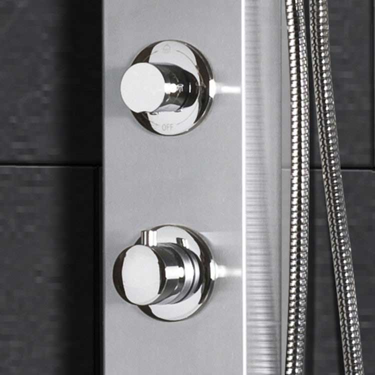Ariel Bath Stainless Steel 70" Thermostatic Shower Panel 5